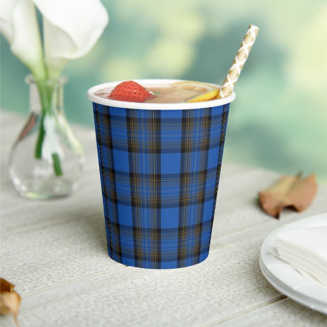 Isle of Skye Tartan Scottish Kariert Pattern Pappbecher (In Situ)