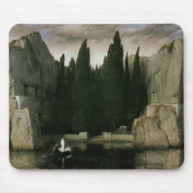 Isle of the Dead by Arnold Bocklin, Symbolismus Ar Mousepad (Vorne)