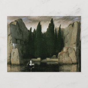 Isle of the Dead by Arnold Bocklin, Symbolismus Ar Postkarte