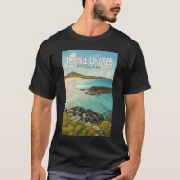 Isle of Tiree Schottland Illustration Reise Kunst