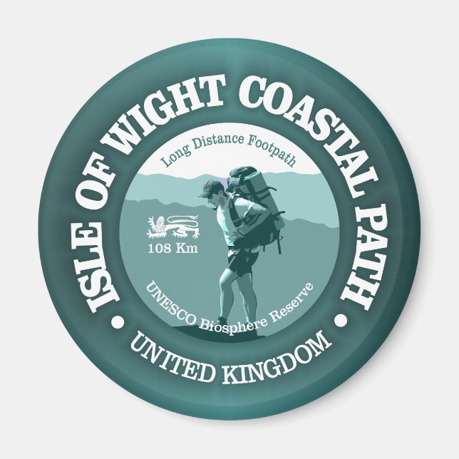 Isle of Wight Coastal Path (T) Magnet (Vorne)