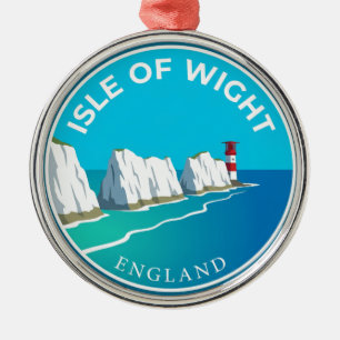 Isle of Wight England Ornament Aus Metall