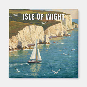 Isle of Wight England Travel Magnet