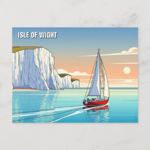 Isle of Wight England Travel Postkarte