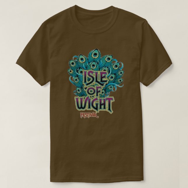 Isle of Wight Festivalpeacock  T-Shirt (Design vorne)