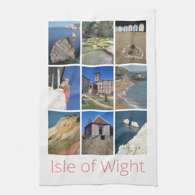 Isle of Wight Geschirrtuch (Vertikal)