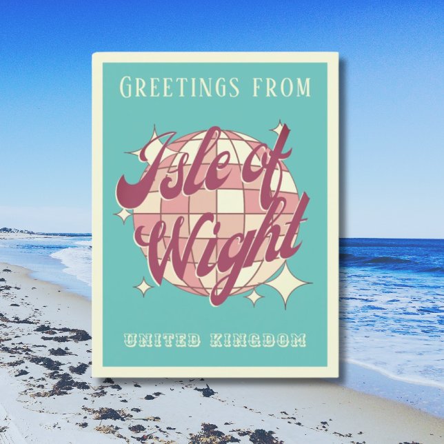 Isle of Wight uk Urlaub Postkarte (Von Creator hochgeladen)