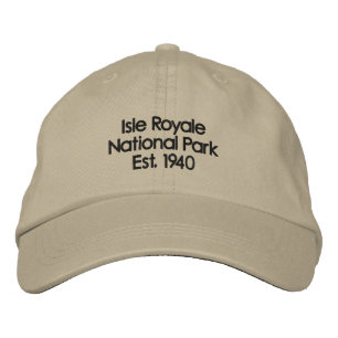 Isle Royale Hat Bestickte Baseballkappe