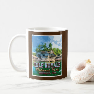 ISLE ROYALE NATIONAL PARK - MICHIGAN VEREINIGTE ST KAFFEETASSE