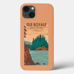 Isle Royale National Park Michigan Vintage Case-Mate iPhone Hülle