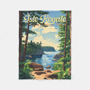 Isle Royale Nationalpark California Fleecedecke