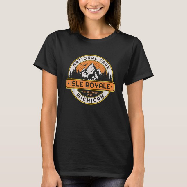 Isle Royale Nationalpark California T-Shirt (Vorderseite)