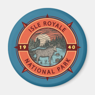 Isle Royale Nationalpark Locarno Magnet