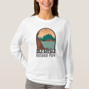 Isle Royale Nationalpark Michigan Vintag T-Shir T-Shirt