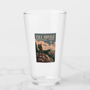 Isle Royale Nationalpark Zurpackung Reisen Art Glas
