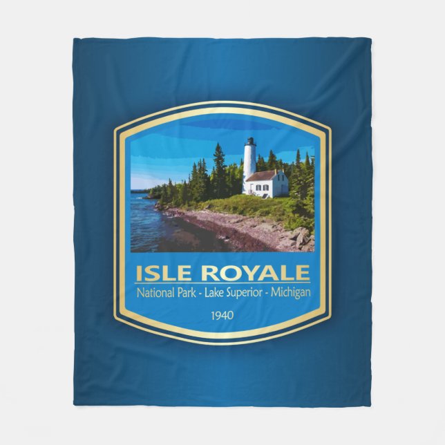 Isle Royale NP (PF1) Fleecedecke (Vorderseite)