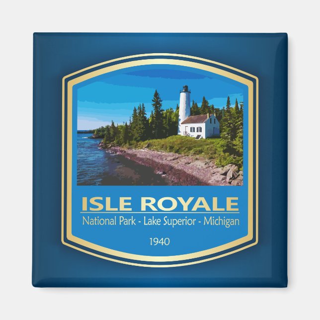 Isle Royale NP (PF1) Magnet (Vorne)