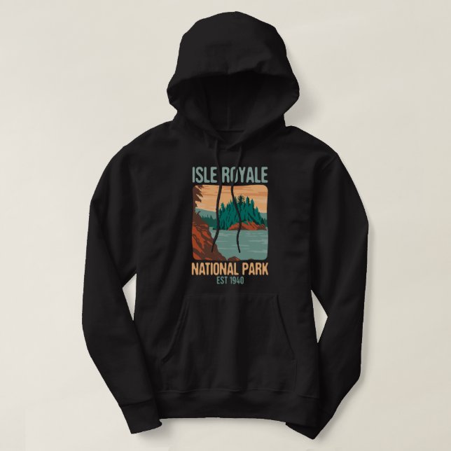 Isle Royale Us National Park Michigan_777 Hoodie (Design vorne)