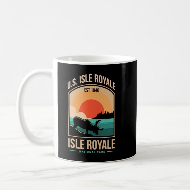 Isle Royale Us National Park Michigan Kaffeetasse (Links)