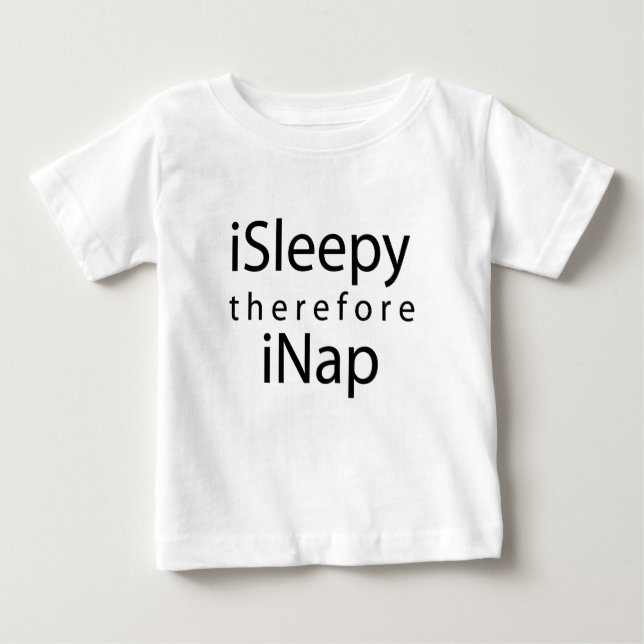 iSleepy-iNap Säuglingst-stück Baby T-shirt (Vorderseite)