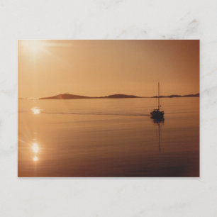 Isles of Scilly Sunset Postcard Postkarte