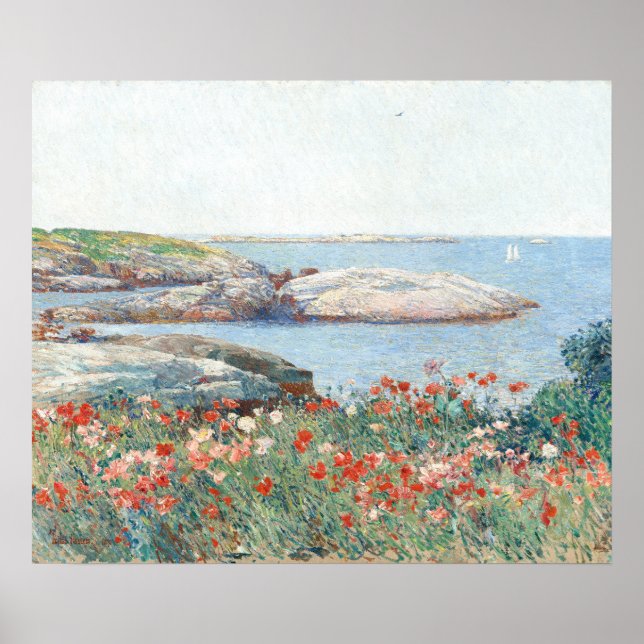 Isles of Shoals - Childe Hassam Art Poster (Vorne)