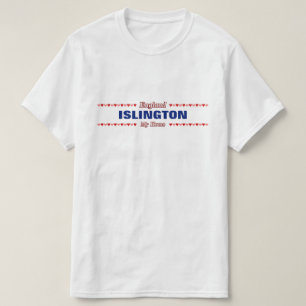 ISLINGTON - Mein Zuhause - England; Rote u. rosa T-Shirt