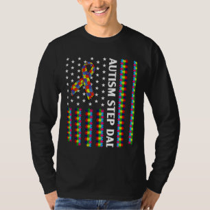 Ism Autism Awareness Proud Autismus Step Vater Us T-Shirt