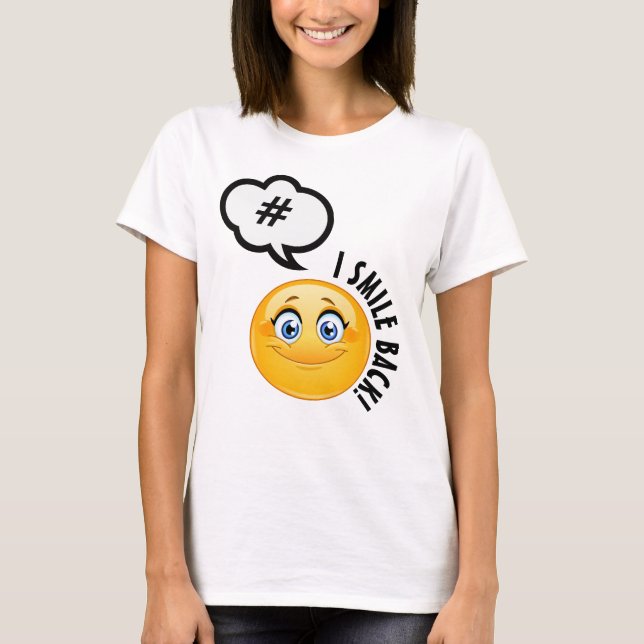 #ISmileBack TShirt (Vorderseite)