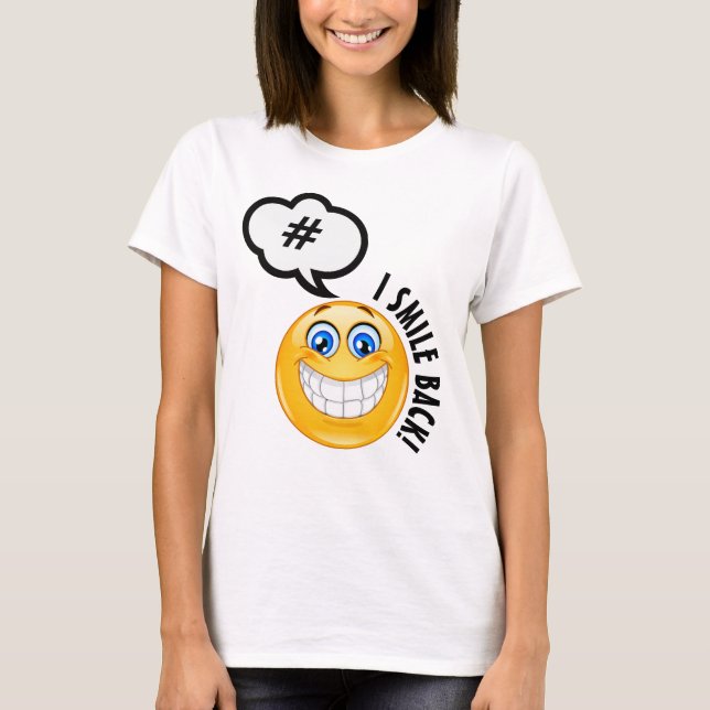 #ISmileBack TShirt (Vorderseite)