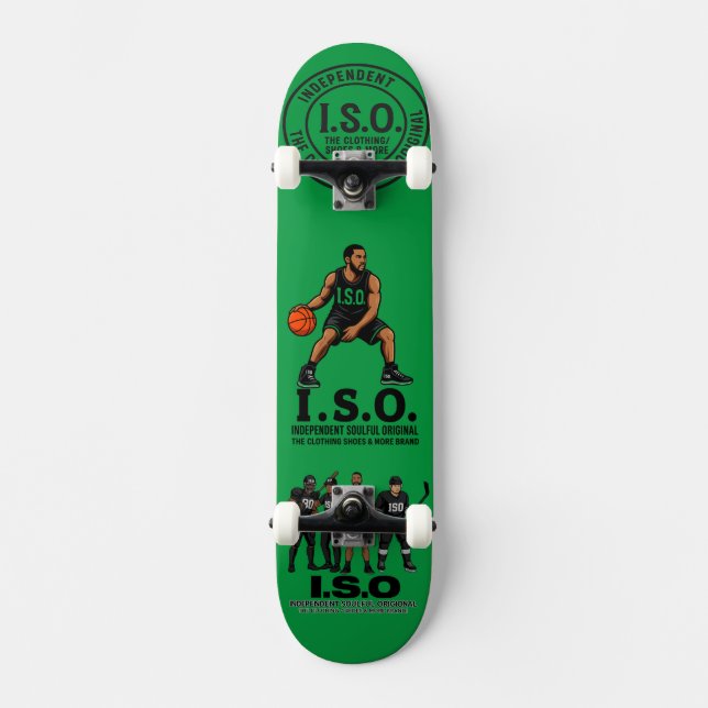 ISO SK8 Mehr Skateboard (Vorderseite)