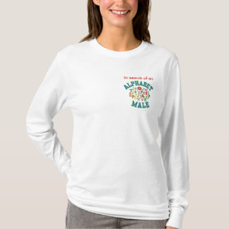 ISO Stickereier-Look Langärmeliger T - Shirt