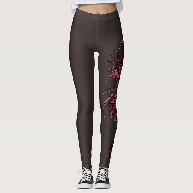 Isobels Drache-Leggings Leggings (Vorderseite)