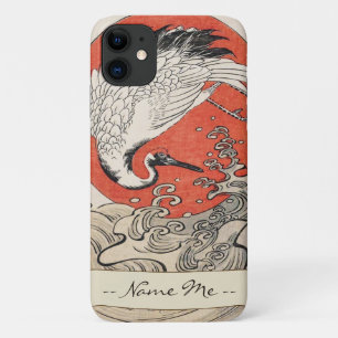 Isoda Koryusai Kranichwellen und aufgehende Sonne Case-Mate iPhone Hülle