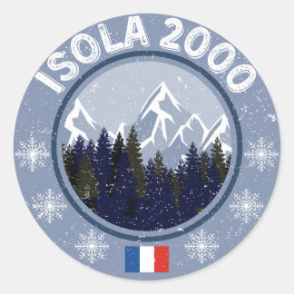 Isola 2000 runder aufkleber