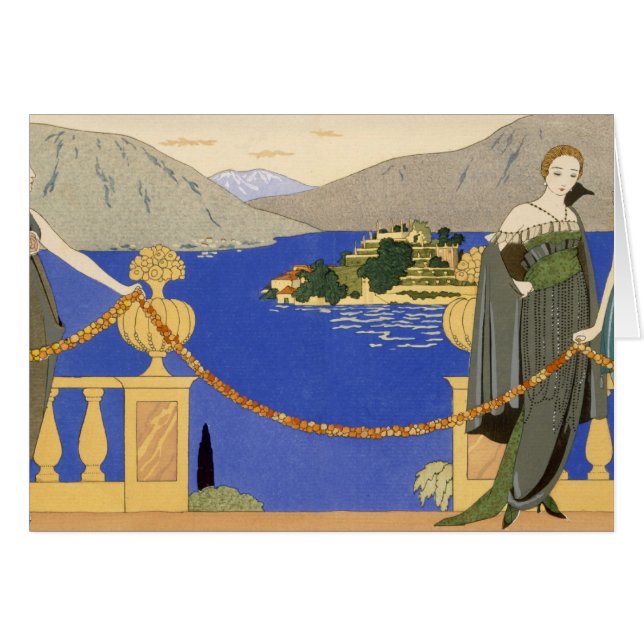 Isola Bella, Abendskleider entwarf durch Redfern, (Vorderseite (Horizontal))