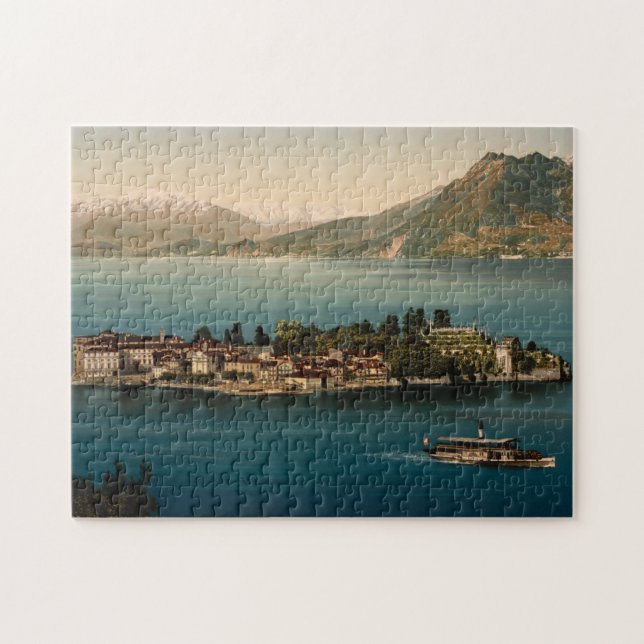 Isola Bella III, See Maggiore, Piemont, Italien Puzzle (Horizontal)