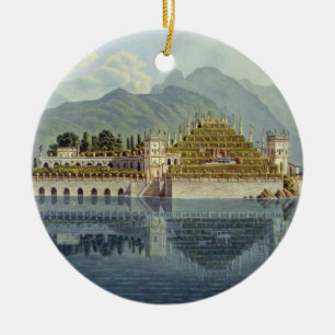 Isola Bella, See Maggiore: die terassenförmig Keramikornament