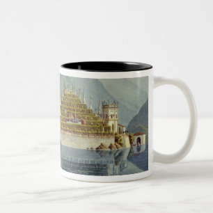 Isola Bella, See Maggiore: die terassenförmig Zweifarbige Tasse