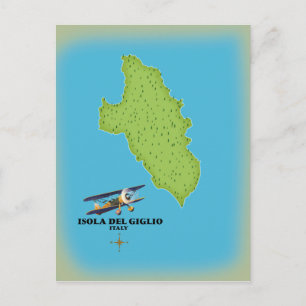 Isola del Giglio Italien Karte