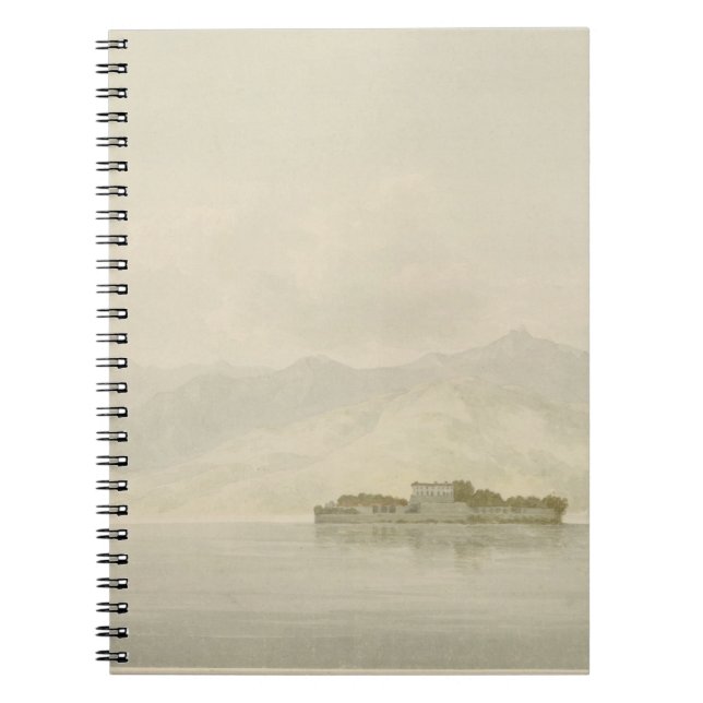 Isola Madre, Lago Maggiore, c.1781 (w/c über Notizblock (Vorderseite)