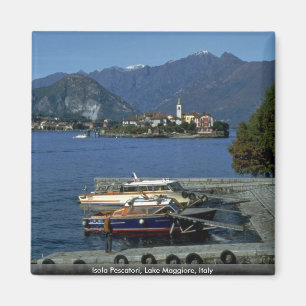 Isola Pescatori, Lago Maggiore, Italien Magnet