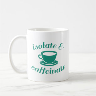 Isolat und Caffeinat Kaffeetasse