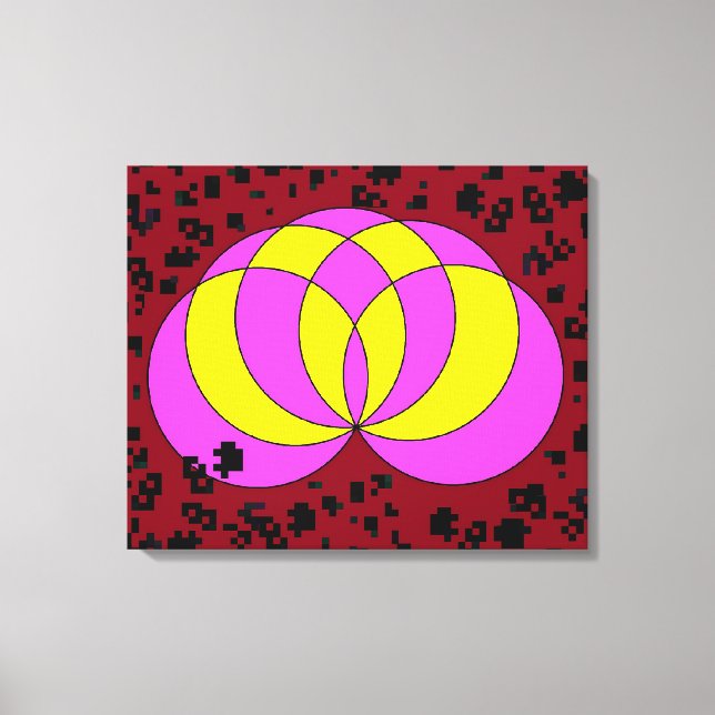 Isolated Spiralina Field Leinwanddruck (Vorderseite)