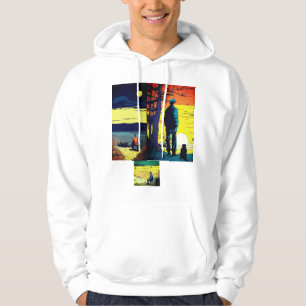 Isolation in Tinte Ein Kunstwerk des Mitleids und Hoodie