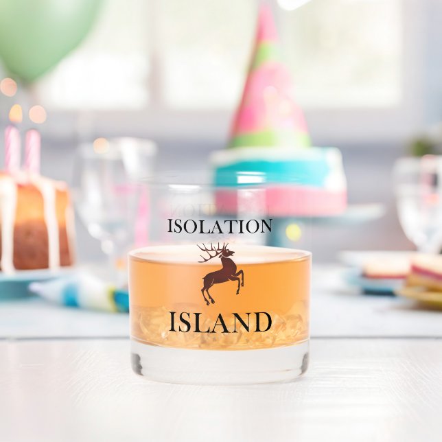 Isolation Island Hinweis Whiskyglas (Insitu (Geburtstag))