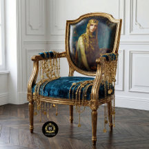 Isolation Vintage Decoupage Möbel für Frauen