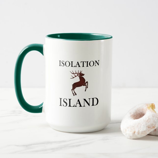 Isolationsinsel Tasse (Mit Donut)