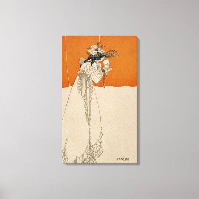 Isolde, Illustration aus 'The Studio', 1895 (lith Leinwanddruck (Vorderseite)