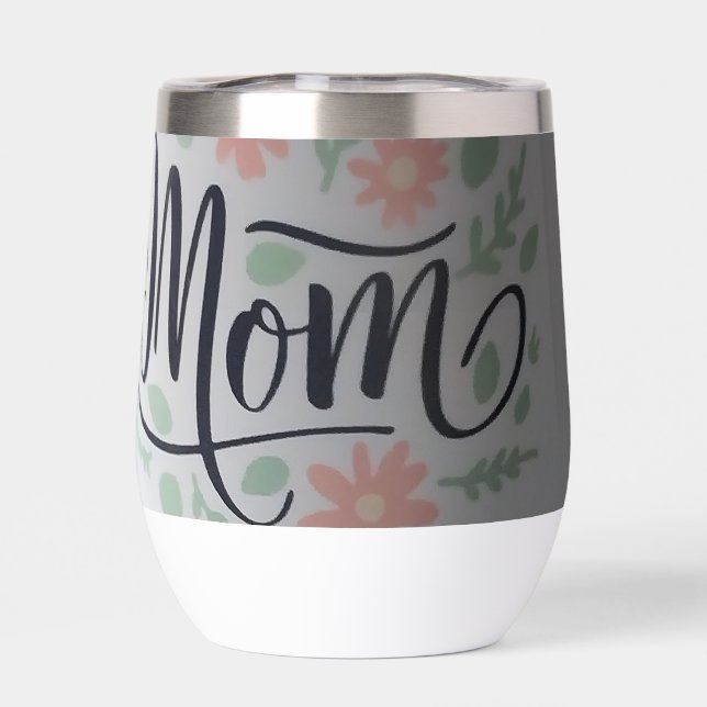 isolierter Becher verzaubert Mama (Rückseite)